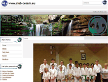 Tablet Screenshot of club-cesam.eu